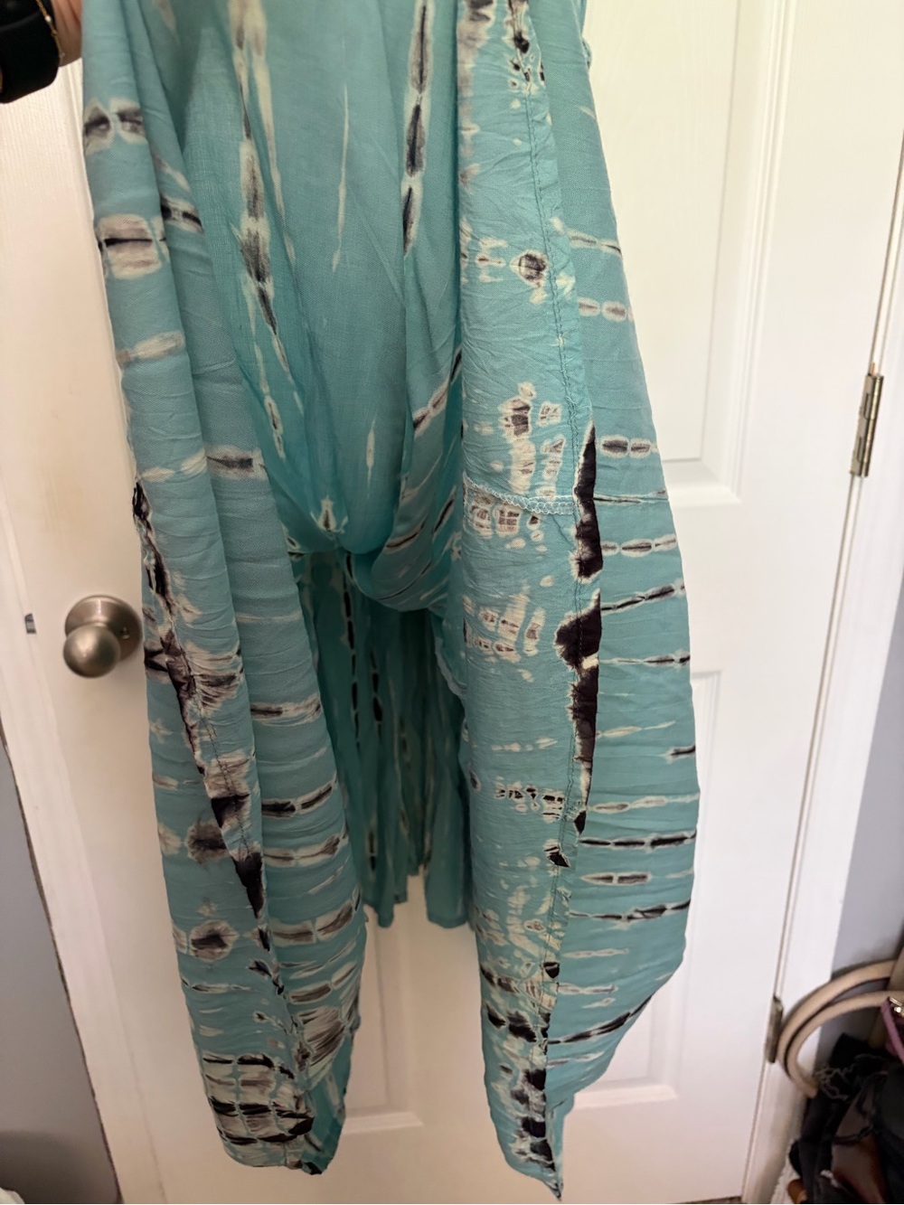 Women’s V-Neck Maxi Dress Tie-Dyed - Picture 8 of 13